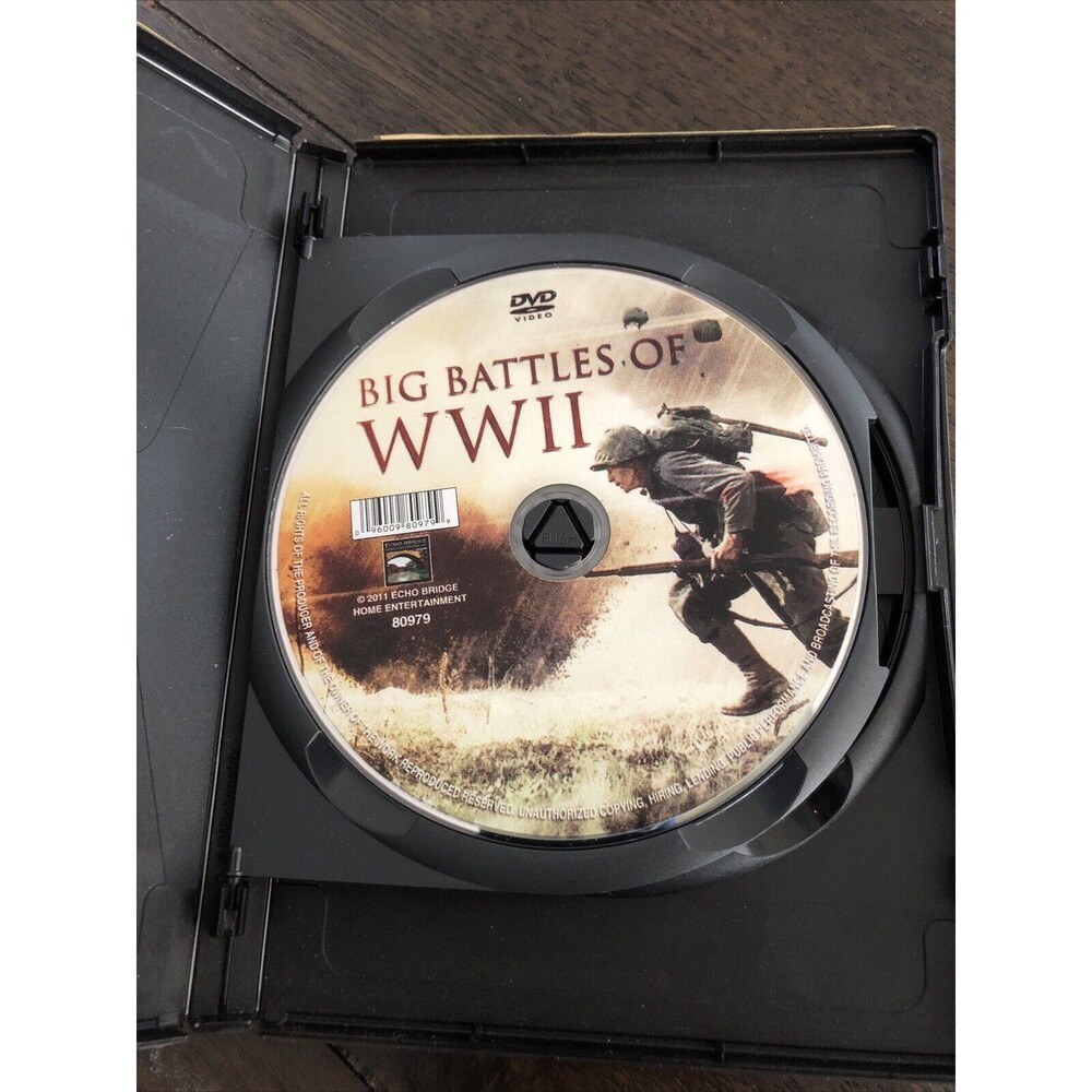 Big Battles of WWII First Disc Only DVD and Case